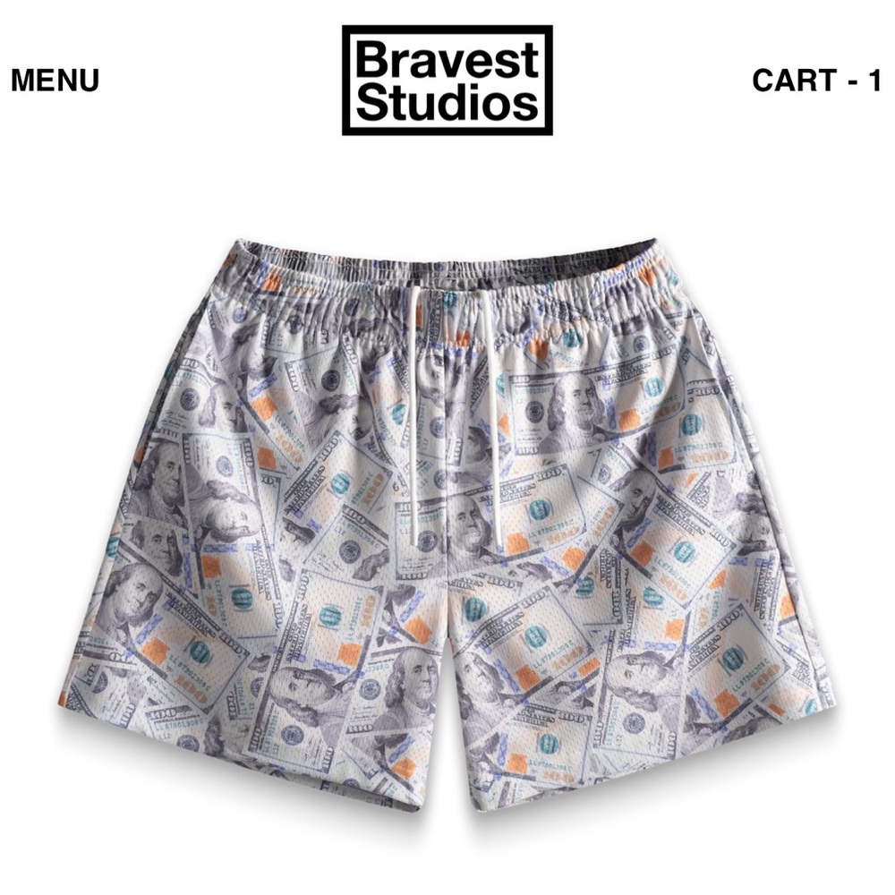 Bravest Studios Money Shorts